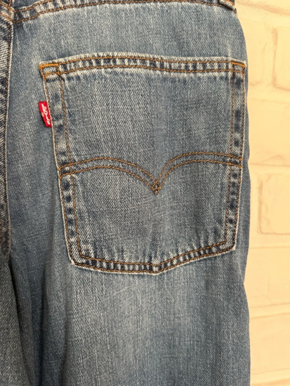 Levi's Baggy Dad Jeans in Heavy Check Wash - Picture 13 of 13